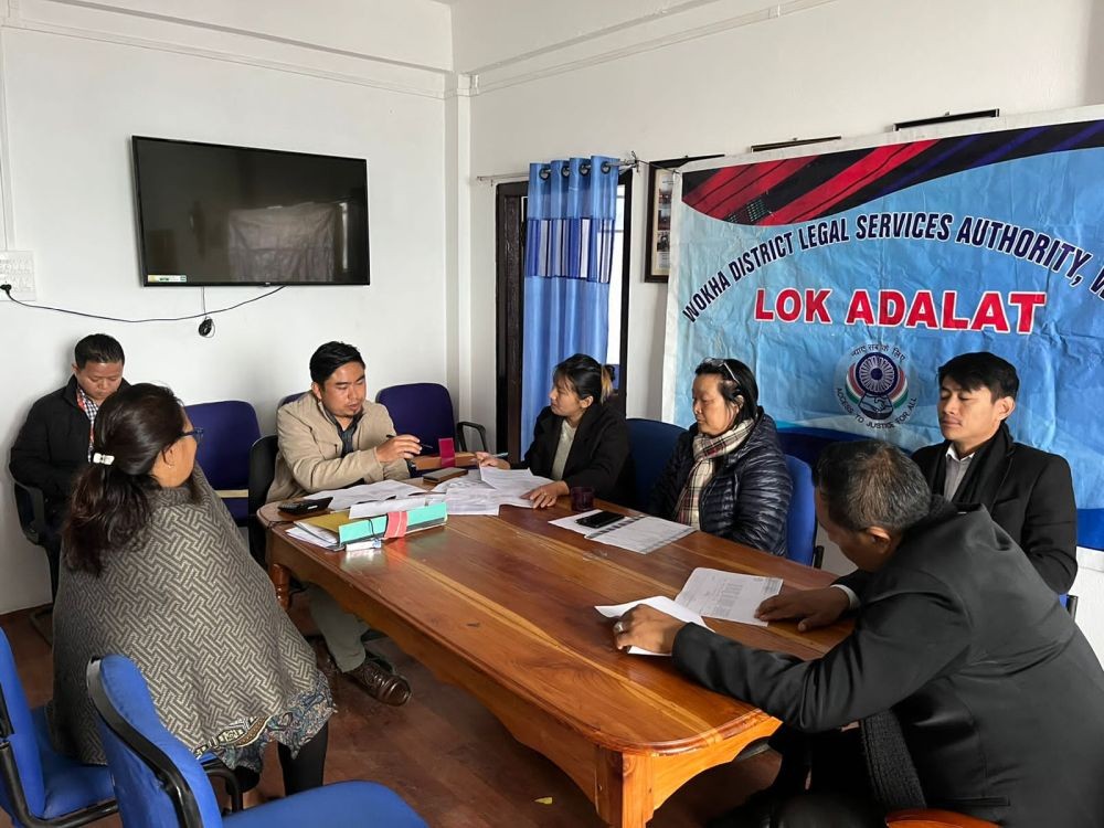 The 4th Quarterly National Lok Adalat 2023 and final sitting for 2023 was undertaken by District Legal Services Authorities under the aegis of NSLSA on December 9. (Photo Courtesy: NSLSA)